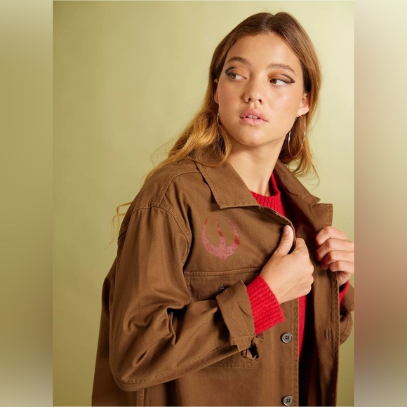 Our Universe Star Wars Andor Logo Shacket EUC XL - Picture 2 of 8